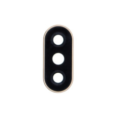 Скло камери для Xiaomi Mi A2 Lite в рамці (Gold) (Original)