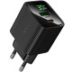 Сетевое зарядное устройство Hoco CS84A USB-A+USB-C (30W · 3A) (Black)