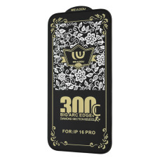 Защитное стекло WEADDU 300C ESD для Apple iPhone 16 Pro (4D) (Black)