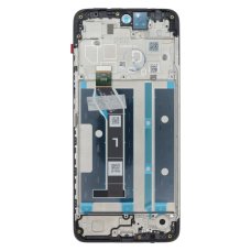 Дисплей для Motorola XT2623 Moto G17 с тачскрином в рамке (Black) (Original)
