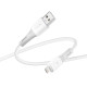 Кабель Ridea RC-SI35 SiliconePro USB-A – Lightning (1 м · 12W · 2.4A) (White)
