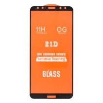 Захисне скло в тех упаковці для Huawei Mate 10 Pro (Full Glue) (0.3 мм, 2.5D) (Black)