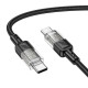 Кабель Hoco U129 Type-C – Type-C (1.2 м · 60W · 3A) (Black)