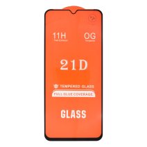 Защитное стекло в тех упаковке для Samsung A125 Galaxy A12 (2020) (Full Glue) (0.3 мм, 2.5D) (Black)