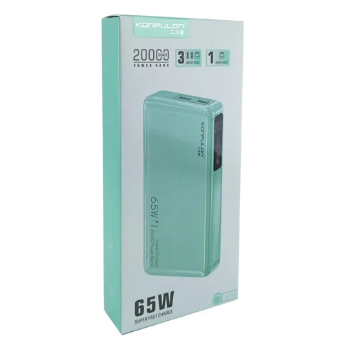 Повербанк Konfulon A25Q 65W (20000 mAh) (White)