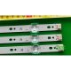 Пряма підсвітка для телевізора Hisense 58″ LB58007 (6 планок по 543/557 мм, 7/14 LED, лінза 17 мм, 3 В)