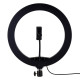 Кольцевая RGB-лампа MJ33 33 см (Black)