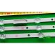 Пряма підсвітка для телевізора Blaupunkt 43″ 303HK430050 (3 планки по 868 мм, 8 LED, лінза 17 мм, 3 В)
