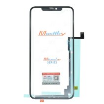 Сенсорное стекло для Apple iPhone 11 Pro Max с OCA (Black) (Musttby)