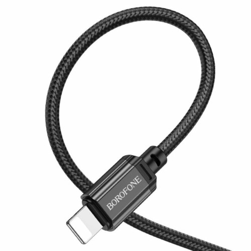 Кабель Borofone BX87 USB-A – Lightning (1 м · 12W · 2.4A) (Black)