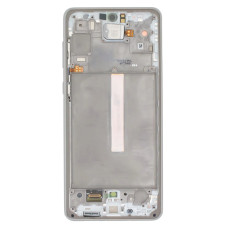 Дисплей для Samsung A736 Galaxy A73 (5G) (2022) з тачскріном в рамці (White) (Original)