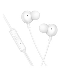 Наушники Hoco M117 3.5мм с микрофоном 1.2 м white
