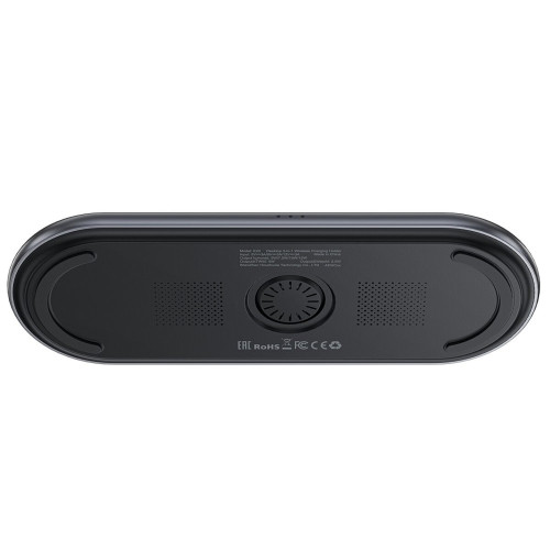 Беспроводное зарядное устройство ACEFAST E19 Qi2 3в1 (22.5W) (Black)