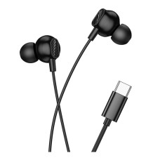 Наушники Hoco M117 Type-C с микрофоном 1.2 м black