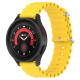 Ремешок универсальный 20 мм Ocean Band для Amazfit, Samsung, Huawei (Yellow)