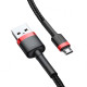 Кабель Baseus Cafule USB-A – Micro-USB (2 м · 7.5W · 1.5A) (CAMKLF-C91) (Black/Red)