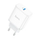 Сетевое зарядное устройство Hoco C104A USB-C (20W · 3A) (White)