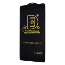 Защитное стекло PRIME для Xiaomi Redmi Note 4X (Full Glue) (0.3 мм, 2.5D) (Black)