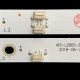 Прямая подсветка для телевизора Akai 40″ 21MN200I9N0100154803932 V1 (3 планки по 760 мм, 8 LED, линза 15,5 мм, 6 В)