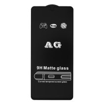 Защитное стекло Matte для Samsung A315 Galaxy A31 (2020) (Full Glue) (0.3 мм, 2.5D) (Black)