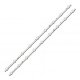 Прямая подсветка для телевизора 32″ 8D2A-DLM3-2009A1 (2 планки по 580 мм, 9 LED, линза 16 мм, 3 В)