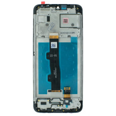 Дисплей для Motorola XT2097-13 Moto E7i Power с тачскрином в рамке (Black) (Original PRC)