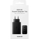 Сетевое зарядное устройство Samsung USB-A+2xUSB-C (65W) (Service) (Black)