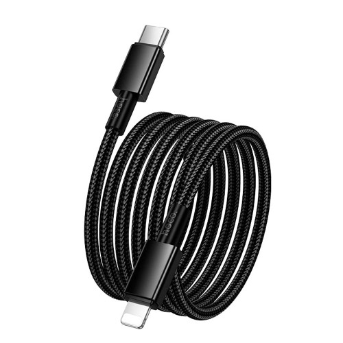 Кабель Hoco X119 Type-C – Lightning (1 м · 27W · 3A) (Black)