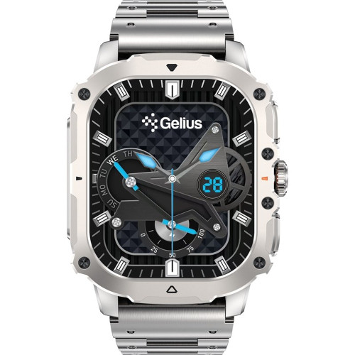Смарт-годинник Gelius Amazwatch Tactical Heavy GP-SW016 (Silver)