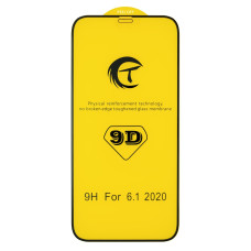 Защитное стекло CT 9D для Apple iPhone 12 Pro (Full Glue) (Black)