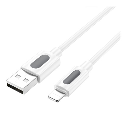 Кабель Borofone BX114 Structure USB-A – Lightning (1 м · 12W · 2.4A) (White)