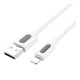 Кабель Borofone BX114 Structure USB-A – Lightning (1 м · 12W · 2.4A) (White)