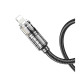 Кабель Hoco U122 Type-C – Lightning (1.2 м · 27W · 3A) (Black)