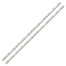 Прямая подсветка для телевизора Hisense 43″ JL.D425C1330-003AS-M (2 планки по 800 мм, 12 LED, линза 17 мм, 3 В)
