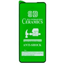 Защитная пленка Ceramic для Tecno Spark 5 Pro (Full Glue) (Black)
