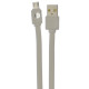 Кабель Remax RC-008м USB-A – Micro-USB (1 м · 10.5W · 2.1A) (White)