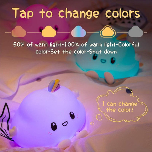 Нічник Cloud A12 з акумулятором 1200 mAh (White)