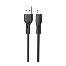 Кабель XO NB230 Rock Series USB-A – Micro-USB (1 м · 12W · 2.4A) (Black)