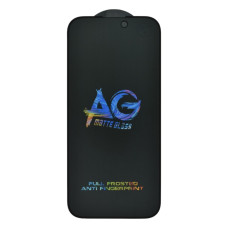 Захисне скло Matte для Apple iPhone 16 Pro (Full Glue) (0.3 мм, 2.5D) (Black)