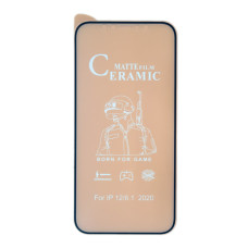 Защитная пленка Ceramic Matte для Apple iPhone 12 Pro (Full Glue) (Black)
