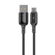 Кабель Proove Flex Metal USB-A – Type-C (1 м · 12W · 2.4A) (Black)