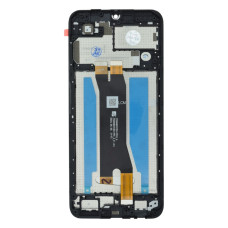 Дисплей для ZTE Blade A35 с тачскрином в рамке (Black) (Original Used)