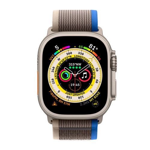 Ремешок для Apple Watch 38/40/41 мм Trail Loop (Blue/Gray)