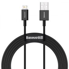 Кабель Baseus Superior Series Fast Charging USB-A – Lightning (2 м · 12W · 2.4A) (Black)