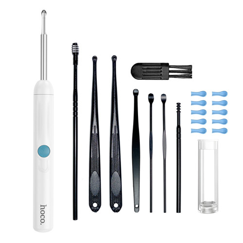 Інструмент для чищення вух з камерою Hoco HP65 (White)