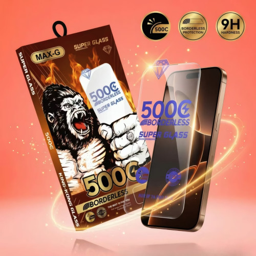Защитное стекло MAX-G Borderless 500C для Apple iPhone 15