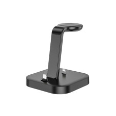 Бездротовий зарядний пристрій Hoco CW43 Gracefu 3в1 (15W) (Black)