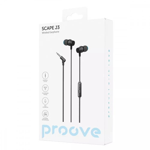 Наушники Proove Scape J3 (3.5мм) black