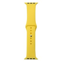 Ремешок для Apple Watch 42/44/45/49 мм Band Silicone (Yellow)