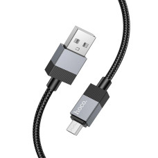 Кабель Hoco X110 Honorific USB-A – Micro-USB (1 м · 12W · 2.4A) (Black)